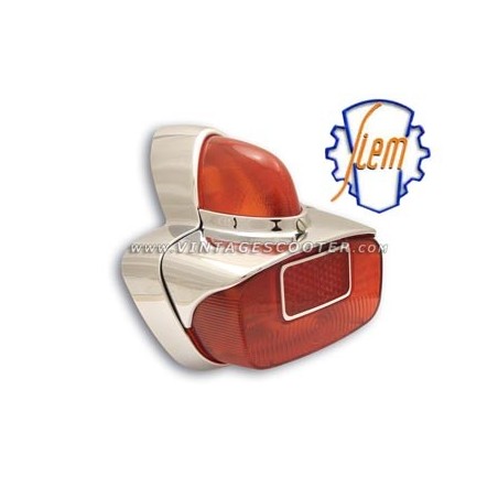 Feu Arriêre Chromé SIEM Vespa 125 VNB6 / 150 GS / 160 GS + Joint